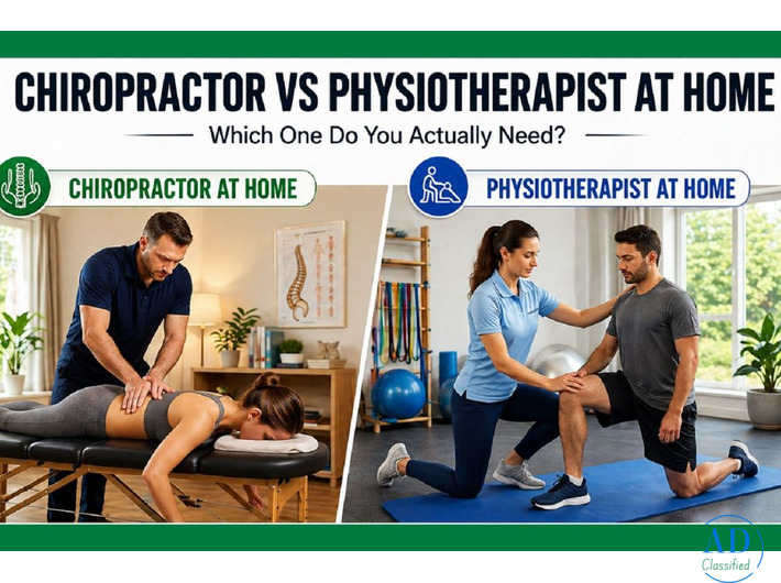 Chiropractor vs Physiotherapist at Home: Which One Do You Actually Need?