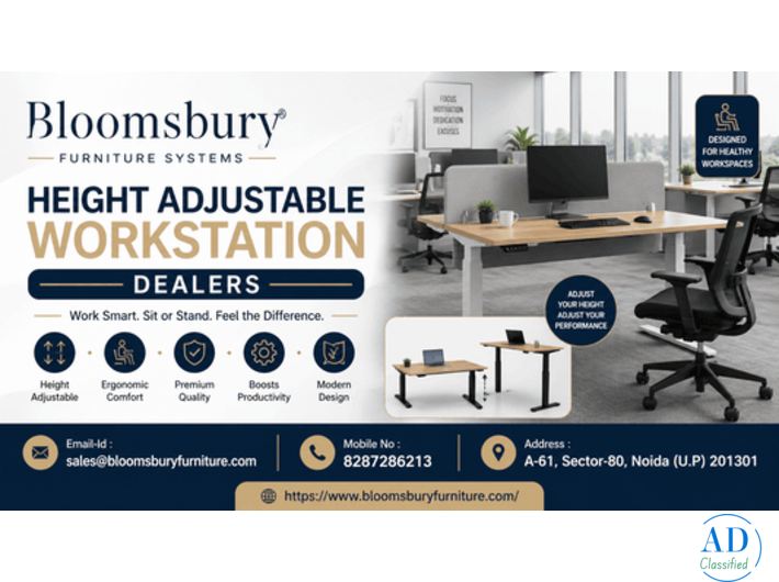 Height adjustable workstation Dealers