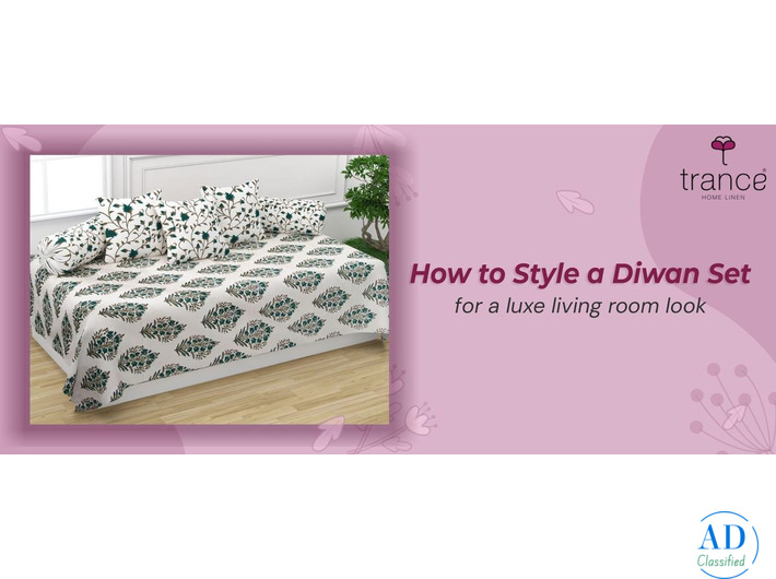 How to Style a Diwan Set for a luxe living room look