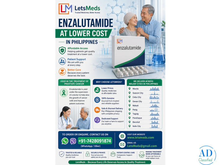 Enzalutamide Capsules in Manila