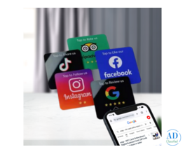 Custom Shape Acrylic Products Qatar | Logo, Display & NFC Acrylic Stands