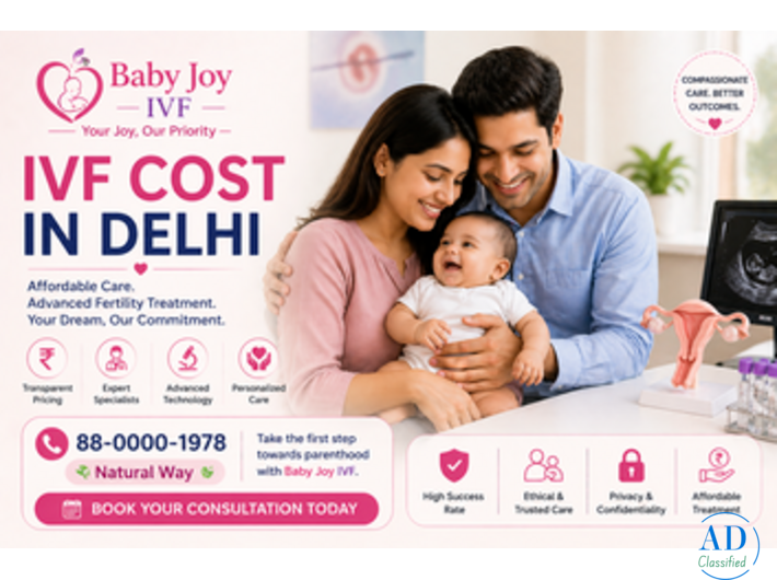 Low Cost IVF in Delhi with Expert Care - Baby Joy IVF