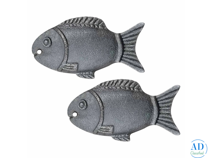 Gachwala Iron Fish for Cooking – Reusable Cast Iron Cooking Tool for Everyday Kitchen Use