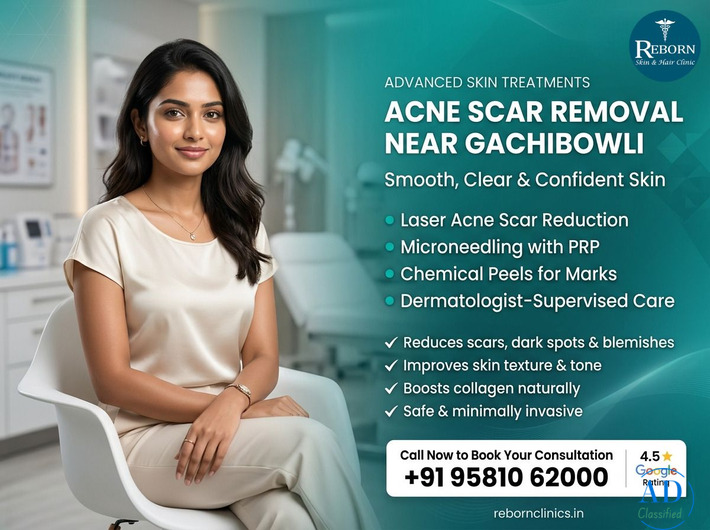 Acne Scar Removal near Gachinowli in Hyderabad | Clear Skin Solutions