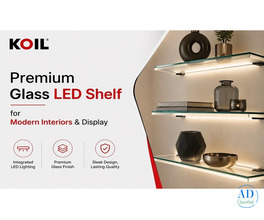 Premium Glass LED Shelf for Modern Interiors & Display