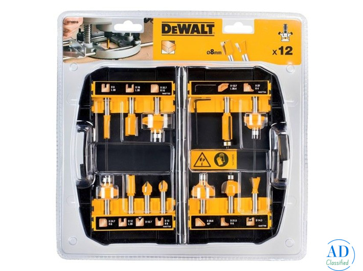 Shop DeWALT 12-Piece Router Bits | Precise Cutting | router bit | EnrgTech
