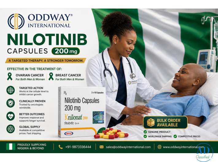 Nilotinib Capsule Bulk Supplier: Shipping to Nigeria - Oddway