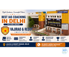 Best IAS coaching in Delhi for Hindi Medium: Vajirao & Reddy Institute