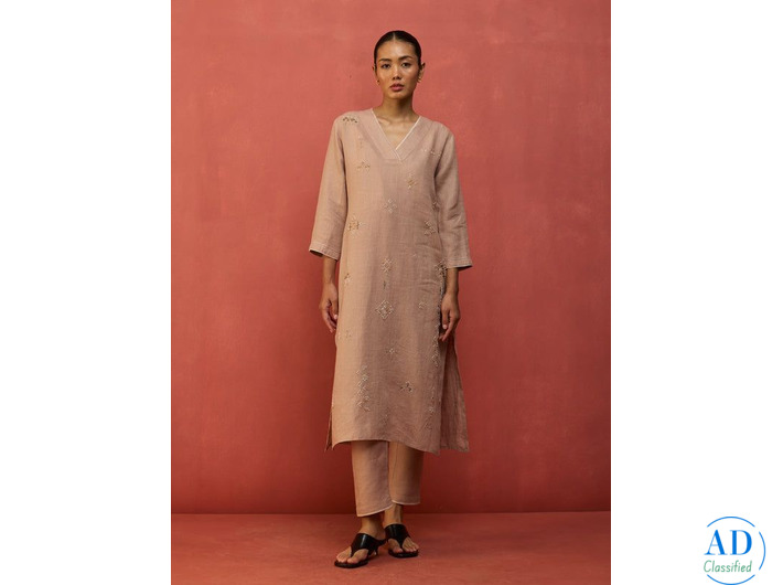 Find Breathable Linen Summer Kurtas for Women | Manan Design