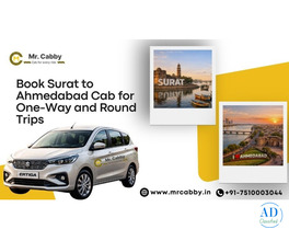 Surat to Ahmedabad Cab @ Rs. 12/Km - Mr. Cabby