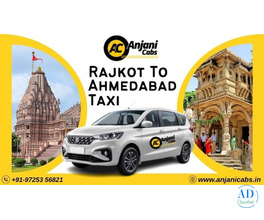 Book Anjani Cabs for Rajkot to Ahmedabad Taxi