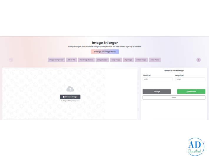 Enlarge Image Online Fast with Free Image Enlarger Tool