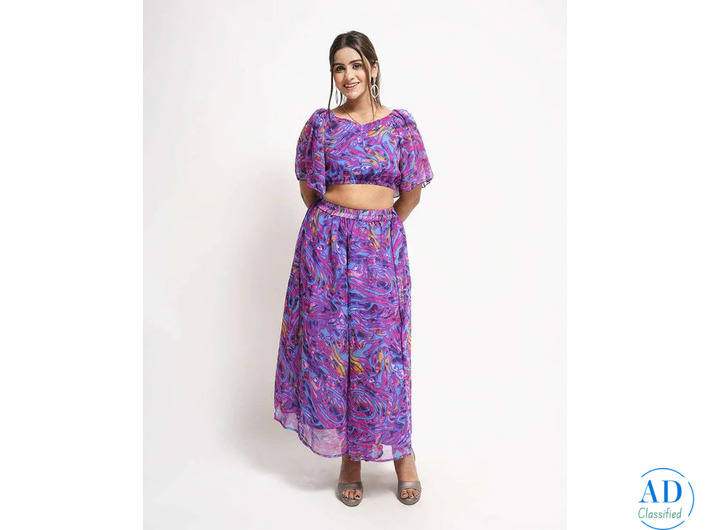 Buy Now Stylish Multi-Color Printed Coord Set For Women Online At FashionTownie