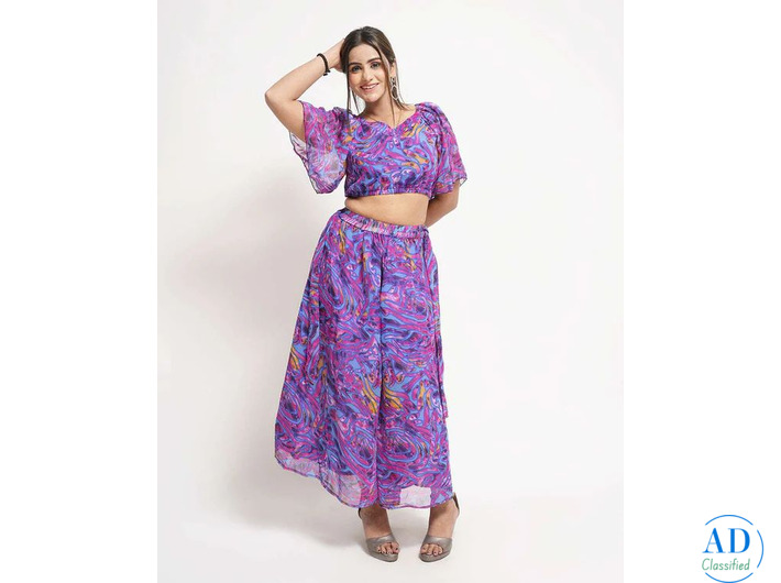 Buy Now Stylish Multi-Color Printed Coord Set For Women Online At FashionTownie