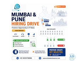 Mumbai and Pune Hiring Drive - Skills Projects Preparation - Evision Technoserve