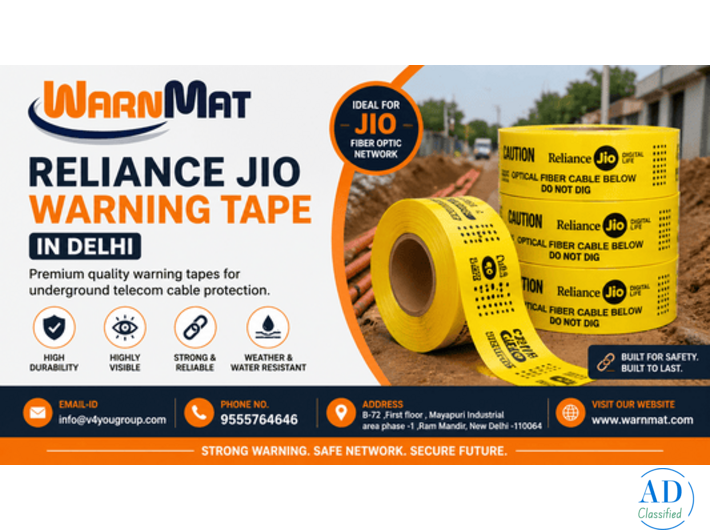 Reliance Jio Warning Tape in Delhi
