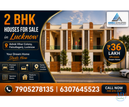 800 Sq Ft 2 BHK Houses For Sale in Lucknow | Modern Living Starts Here