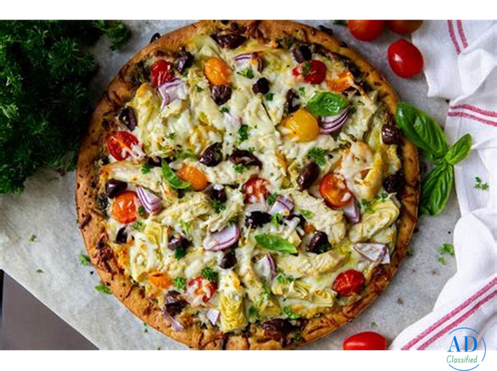 Best Vegetarian Pizza at Flying Pizza – Fresh & Flavorful