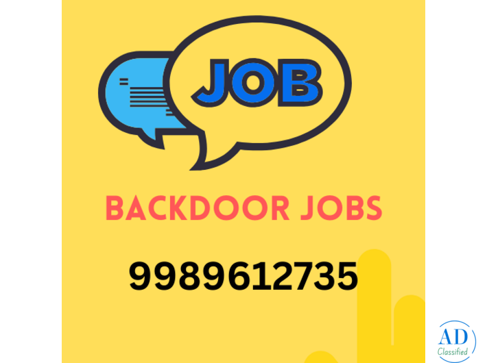 BACKDOOR JOBS IN HYDERABAD