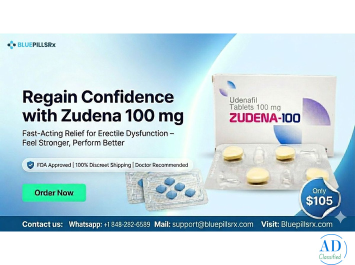 Buy Zudena 100 mg Tablets with Fast Delivery