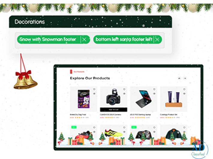 Shopify Seasonal Effects App for Holiday Growth