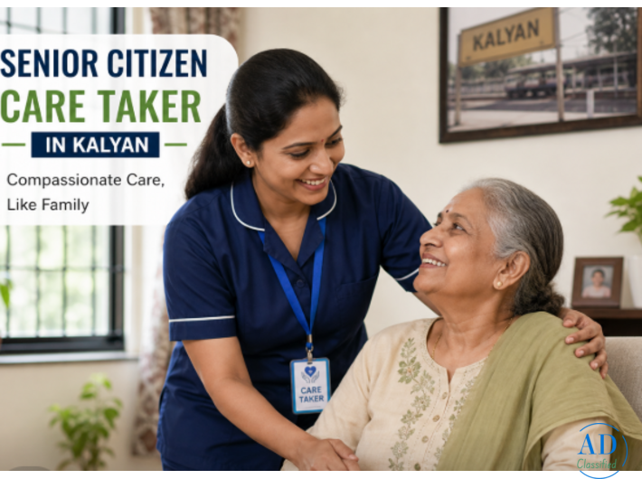 In Home 24X7 Service Senior Citizen Care Taker in Kalyan