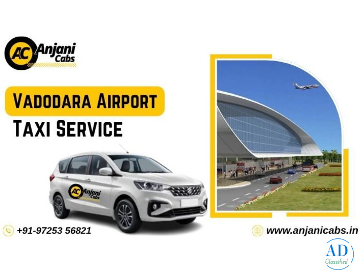 Book Anjani Cabs for Airport Taxi in Vadodara