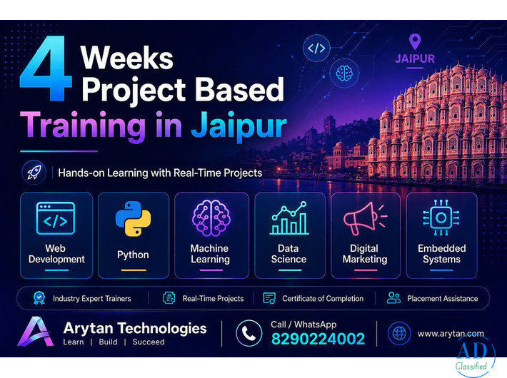 Four Weeks Project Based Training in Jaipur