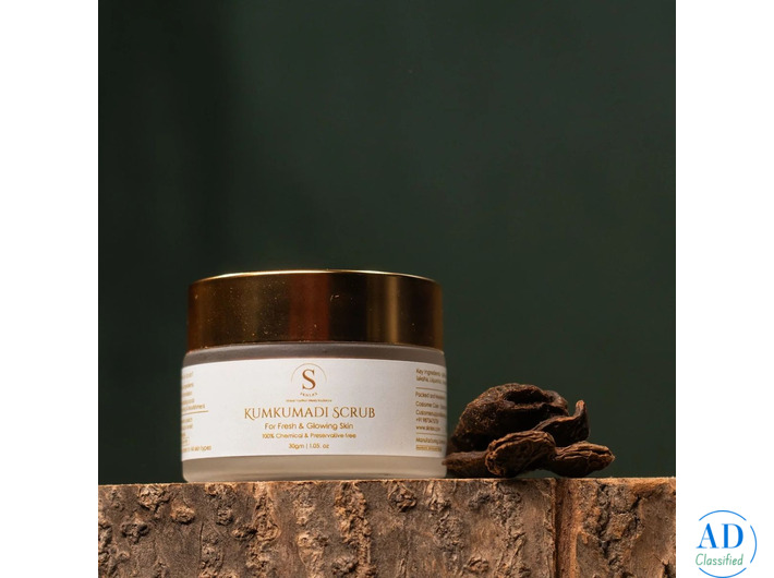 SKNLEX Kumkumadi Scrub for Acne, Dull Skin & Uneven Skin Tone