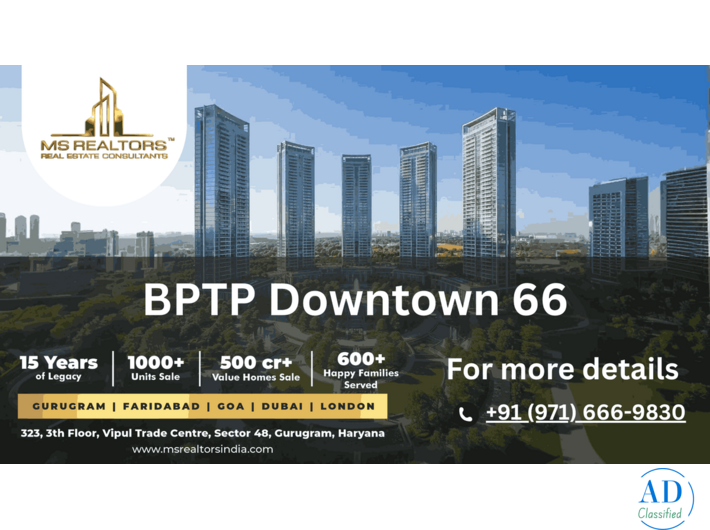 BPTP Downtown 66 Luxury Review Location Amenities Gurgaon