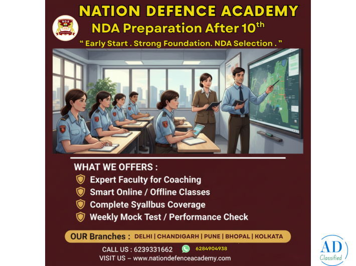 NDA Preparation After 10Th In Pune
