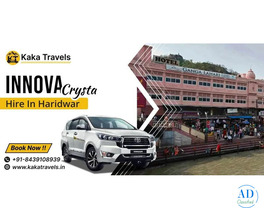 Innova Crysta Hire In Haridwar for Safe Yatra Travel