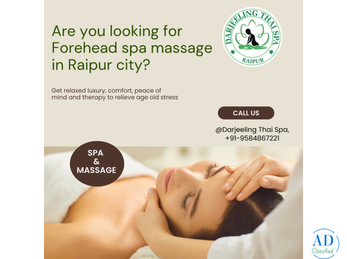 Forehead Massage in Raipur | Headache & Stress Relief - Darjeeling Thai Spa