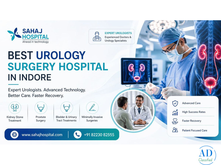 Best Urology Surgery Hospital in Indore - Sahaj Hospital