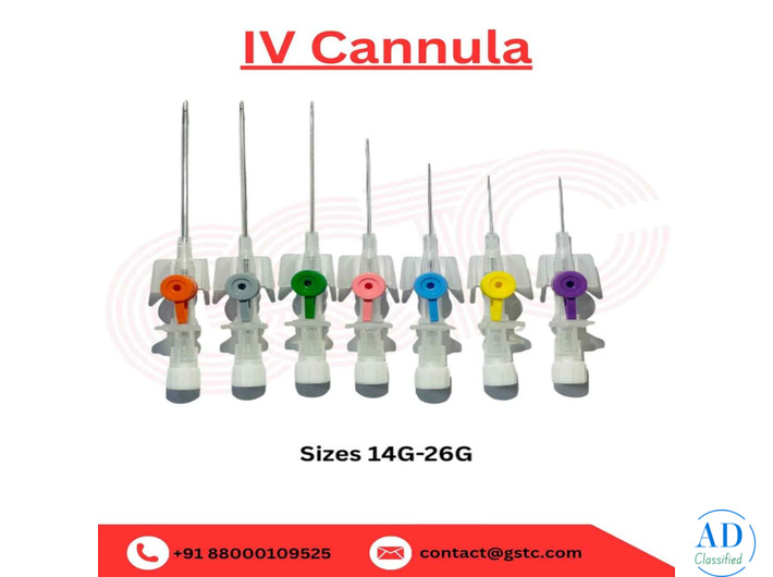 Disposable IV Cannula for Accurate Drug Delivery - GSTC