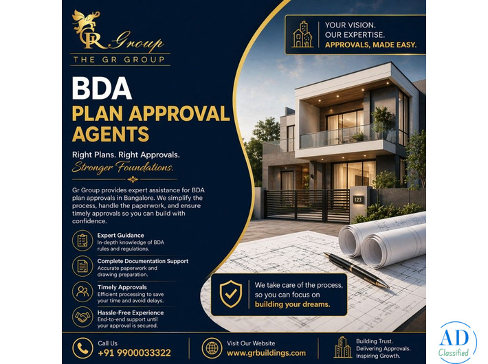 BDA plan approval agents in Bangalore