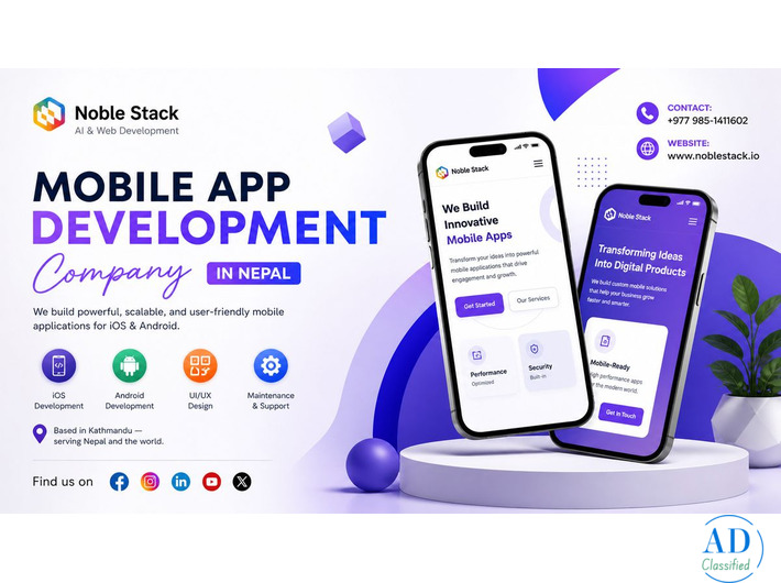 Noble Stack - Mobile App Development Company in Nepal