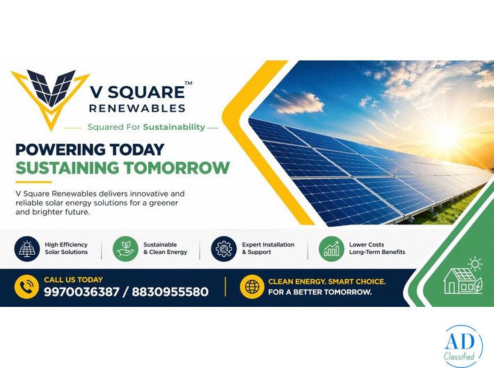 VSquare Renewables – Best Solar Panel Installation Company in Pune