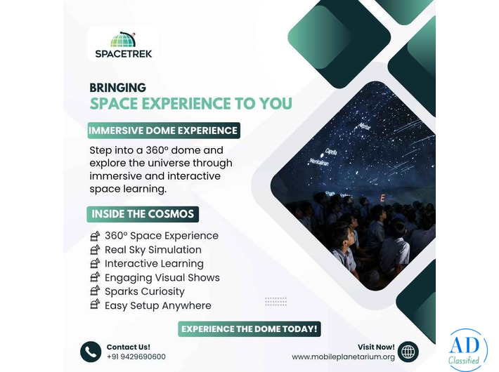 Step Into the Universe with a Dome Planetarium Experience