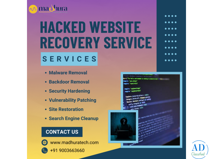 Madhura Technologies – WordPress Security Hacked Website Recovery Services in Coimbatore