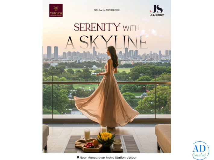 Luxury 4BHK Flats in Mansarovar Jaipur | JS Buildcom Ventura Residences