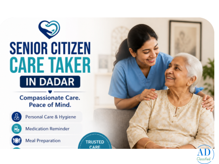Karmabhumi in Home Pesonal Service Senior Citizen Care Taker in Dadar