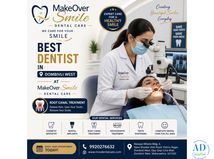 Best Dentists in Dombivli West | MakeOver Smile Dental Care Clinic