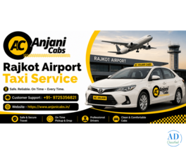 Anjani Cabs Rajkot Airport Taxi Service Cab Option