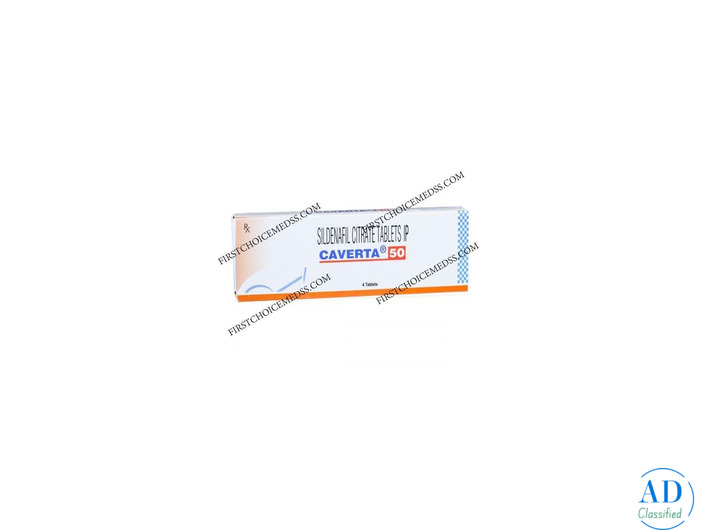 Buy Caverta 50mg dosage Online | sildenafil citrate