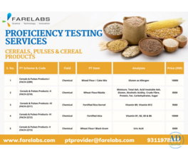 Leading Indian proficiency testing lab is called FARE LABS Pvt. Ltd.