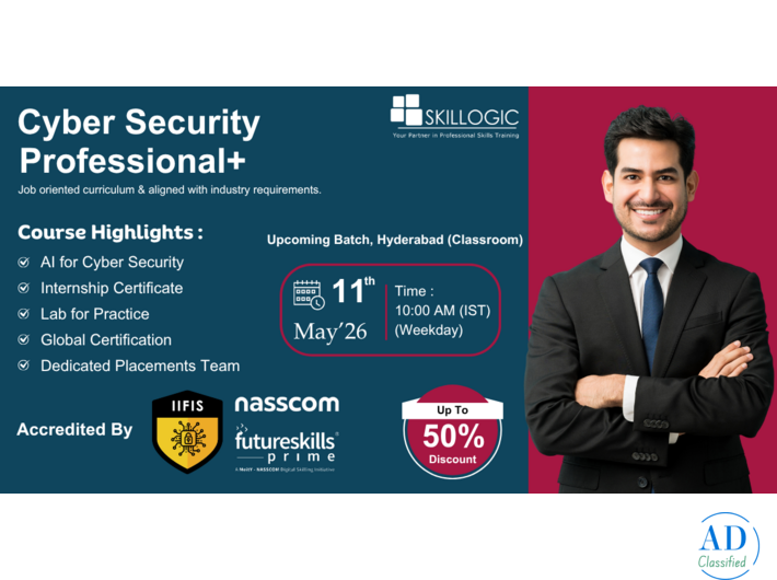 SKILLOGIC  Cyber security Certification Course in Hyderabad
