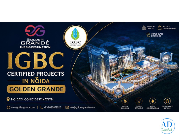 IGBC certified projects in Noida | Golden Grande