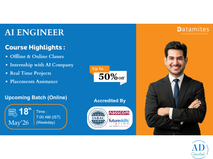 DataMites Top Artificial Intelligence Courses in Tirunelveli