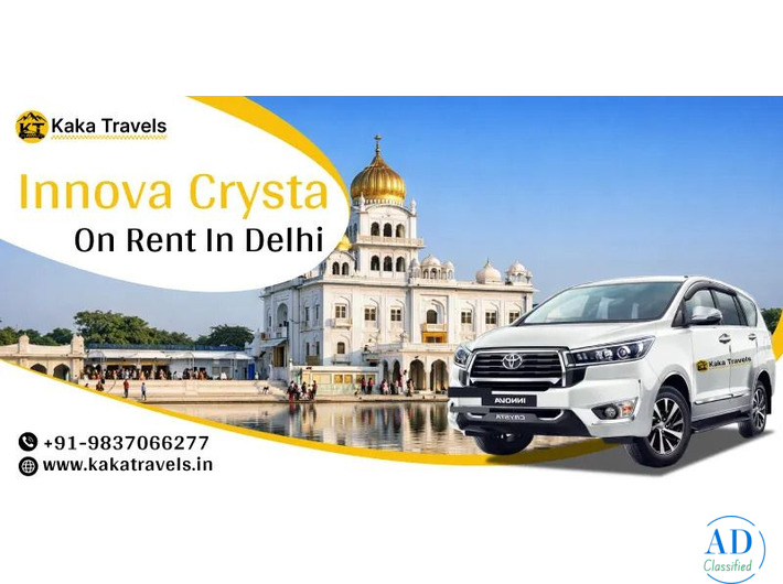 Innova Crysta on Rent in Delhi – Safe & Reliable Taxi Service